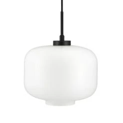 Dyberg Larsen Suspensions Suspension En Verre Et Laiton, H 20 Cm D 25 Cm -Luminaires Ventes suspension en verre et metal noir h 20 cm d 25 cm