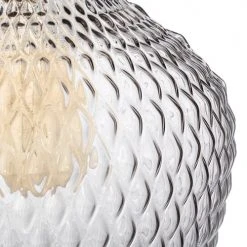 Decoratie Suspensions Suspension En Verre Fumé H25cm -Luminaires Ventes suspension en verre fume h25cm 1