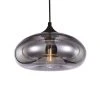 Lussiol Lighting Suspensions Suspension En Verre Gris D. 28 Cm -Luminaires Ventes suspension en verre gris d 28 cm