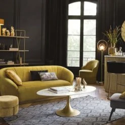 Maisons Du Monde Suspensions Suspension En Verre Teinté Ambré Et Métal Doré -Luminaires Ventes suspension en verre teinte ambre et metal dore 1000 16 38 200446 3