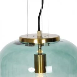 QAZQA Suspensions Suspension En Verre Vert -Luminaires Ventes suspension en verre vert 4