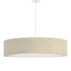 Abat-jours Suspensions Suspension Imprimée Effet Lin Beige T 50 X H 25 1 Abat-jours Suspensions Suspension Imprimée Effet Lin Beige T 50 X H 25 -Luminaires Ventes suspension imprimee effet lin beige t 50 x h 25