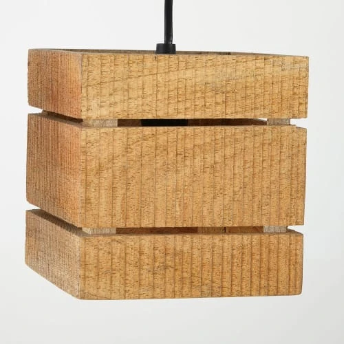 Maisons Du Monde Suspensions Suspension Indus 4 Spots En Métal Noir Et Manguier 5 Maisons Du Monde Suspensions Suspension Indus 4 Spots En Métal Noir Et Manguier – Image 3