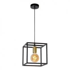 Lampea Suspensions Suspension Industrielle En Métal Noir 150 Cm -Luminaires Ventes suspension industrielle en metal noir 150 cm 2