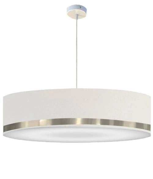 Abat-jours Suspensions Suspension Jonc Blanc Et Aluminium T 65 X H 25 3 Abat-jours Suspensions Suspension Jonc Blanc Et Aluminium T 65 X H 25