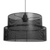 Jardideco Suspensions Suspension Métal Ajouré Gigogne Noir -Luminaires Ventes suspension metal ajoure gigogne noir