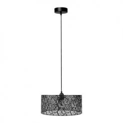 Jardideco Suspensions Suspension Métal Ajouré Noir D35cm -Luminaires Ventes suspension metal ajoure noir d35cm 2