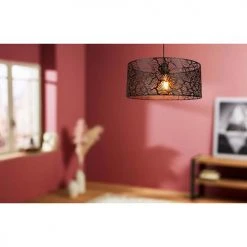 Jardideco Suspensions Suspension Métal Ajouré Noir D35cm -Luminaires Ventes suspension metal ajoure noir d35cm 4