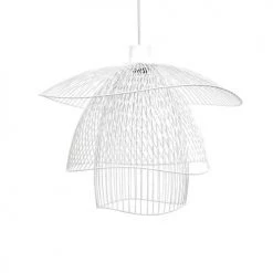 Forestier Suspensions Suspension Métal Filaire Blanc D56cm