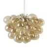Maisons Du Monde Suspensions Suspension Multi-globes En Verre Ambré Et Métal Doré D49 -Luminaires Ventes suspension multi globes en verre ambre et metal dore d49 1000 6 9 200130 1