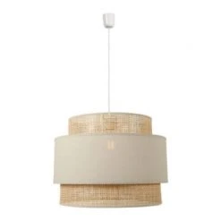 Jardideco Lustres Suspension Ronde Gigogne Rotin Beige D40cm -Luminaires Ventes suspension ronde gigogne rotin beige d40cm 1
