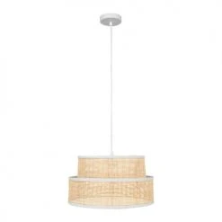 Jardideco Suspensions Suspension Rotin Beige D35cm -Luminaires Ventes suspension rotin beige d35cm 2