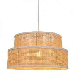 Jardideco Suspensions Suspension Rotin Beige D35cm -Luminaires Ventes suspension rotin beige d35cm 3