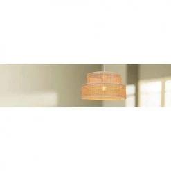 Jardideco Suspensions Suspension Rotin Beige D35cm -Luminaires Ventes suspension rotin beige d35cm 4