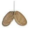 Wadiga Suspensions Suspension Rotin Naturel 50x50x25cm -Luminaires Ventes suspension rotin naturel 50x50x25cm