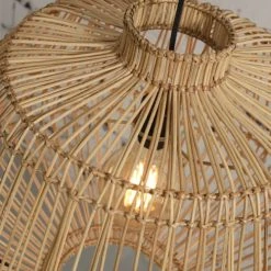 Good & Mojo Suspensions Suspension Rotin Naturel D60cm -Luminaires Ventes suspension rotin naturel d60cm 3
