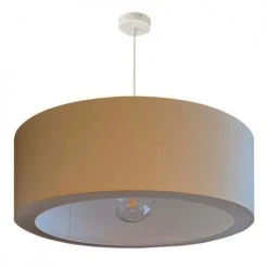 Abat-jours Suspensions Suspension Silvio Beige Foncé T 65 X H 25 -Luminaires Ventes suspension silvio beige fonce t 65 x h 25 2