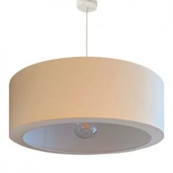 Abat-jours Suspensions Suspension Silvio Beige T 65 X H 25 -Luminaires Ventes suspension silvio beige t 65 x h 25 2