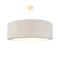 Abat-jours Suspensions Suspension Silvio Beige Foncé T 65 X H 25 -Luminaires Ventes suspension silvio gris clair t 65 x h 25 5