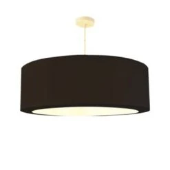 Abat-jours Suspensions Suspension Silvio Beige T 65 X H 25 -Luminaires Ventes suspension silvio noir t 65 x h 25