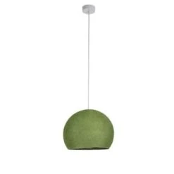 La Case De Cousin Paul Suspensions Suspension Simple Coupole M Dragée -Luminaires Ventes suspension simple coupole m vert olive