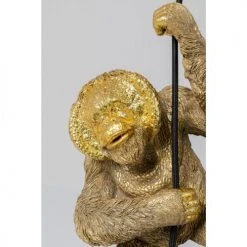 Kare Design Suspensions Suspension Singe En Polyrésine Dorée -Luminaires Ventes suspension singe en polyresine doree 2