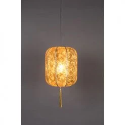 Dutchbone Suspensions Suspension Style Lanterne Japonaise D40cm Or -Luminaires Ventes suspension style lanterne japonaise d40cm or 2