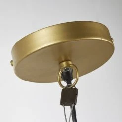 Maisons Du Monde Suspensions Suspension Tambour En Verre 3 Branches En Métal Doré -Luminaires Ventes suspension tambour en verre 3 branches en metal dore 1000 6 18 203870 2