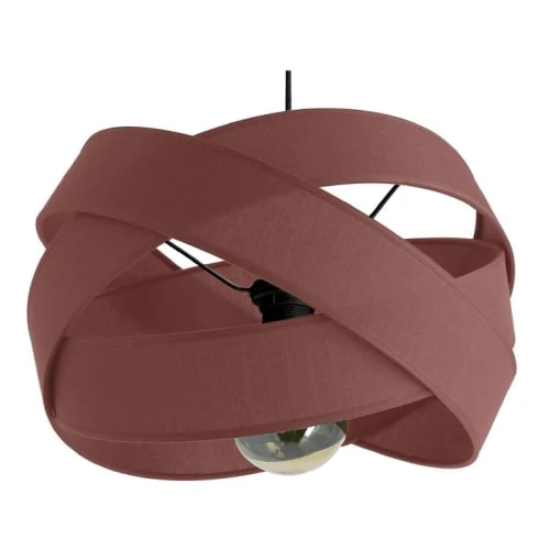 Metropolight Suspensions Suspension Textile Rose D38cm 3 Metropolight Suspensions Suspension Textile Rose D38cm