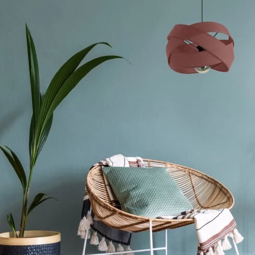 Metropolight Suspensions Suspension Textile Rose D38cm 4 Metropolight Suspensions Suspension Textile Rose D38cm – Image 2