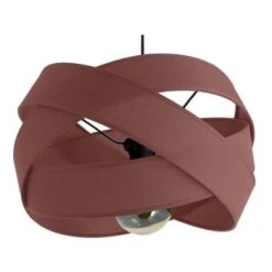 Metropolight Suspensions Suspension Textile Rose D38cm 11 Metropolight Suspensions Suspension Textile Rose D38cm -Luminaires Ventes suspension textile rose d38cm 3