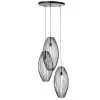 Maisons Du Monde Suspensions Suspension Triple Abat-jours Ronds Filaires Noirs
