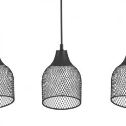 Potiron Paris Suspensions Suspension Triple En Métal Noir -Luminaires Ventes suspension triple en metal noir 2