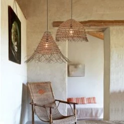 Gérard Lamy Suspensions Suspension Végétale Ø 50 Cm Naturel -Luminaires Ventes suspension vegetale oe 50 cm naturel 2