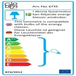 Globen Lighting Suspensions Suspension Verre/métal Fumé/noir D25cm -Luminaires Ventes suspension verre metal fume noir d25cm 2